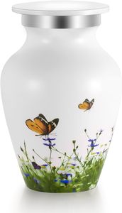 100% urnas funerarias/cremación de recuerdo para adultos de material de aluminio de fabricante indio genuino - Product Image 3