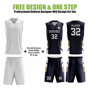 Uniformes de Baloncesto Personalizados al por Mayor de Alta Calidad para Adultos, Secado Rápido, Transpirables, 100% Poliéster, Camisetas y Pantalones Cortos Estampados para Verano - Product Image 2
