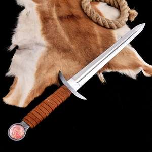 Nœuds de sabres cérémoniels avec design personnalisé à bas prix, nœuds de sabres professionnels couleur argent - Product Image 5