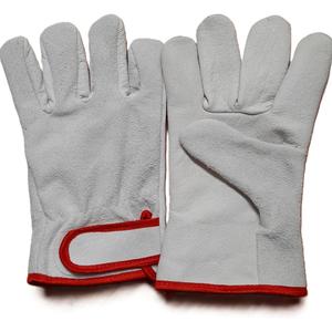 Guantes de Conducción de Cuero con Parte Trasera Abierta, Resistentes, Industriales, Duraderos, con Textura en las Puntas de los Dedos Sin Silicona, Cierre Ajustable - Product Image 1