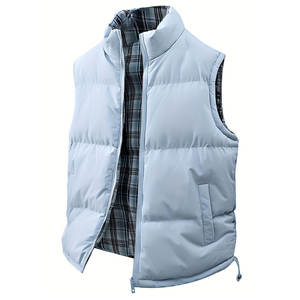 <b>Men</b> Puffer <b>Vest</b> Modern Quilted Sleeveless <b>Men</b> Puffer <b>Vest</b> For Street Style And Outdoor Activities - Product Image 1