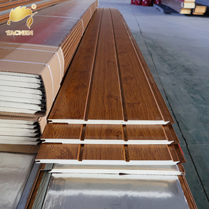 <span class=keywords><strong>Panneau</strong></span> sandwich décoratif en <span class=keywords><strong>polyuréthane</strong></span> PU de 16 <span class=keywords><strong>mm</strong></span> et <span class=keywords><strong>20</strong></span> <span class=keywords><strong>mm</strong></span>, <span class=keywords><strong>panneau</strong></span> mural extérieur isolé en métal sculpté - Product Image 3