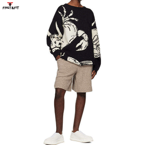 Colección 2026 Nuevo Diseño de Moda Invernal Cuello Redondo Personalizado Transpirable Lana Gruesa/Cachemira Manga Larga Secado Rápido Frontal - Product Image 4