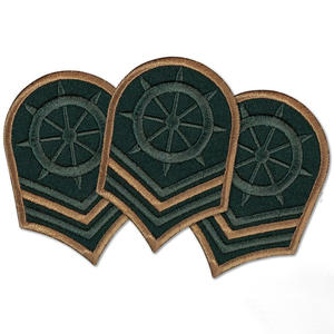 Bullion Handmade Embroidered Dress Badge Wholesale Uniform Rank Patches Accessory - Product Image 5