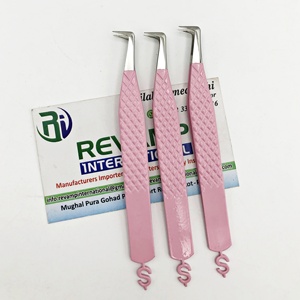 Free Custom Logo Lash <b>Tweezers</b> Volume 90 Degree <b>Eyelash</b> <b>Tweezers</b> Fiber Tip Private Label CNC Customised <b>Tweezers</b> for <b>Eyelash</b> - Product Image 2
