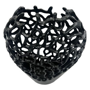 Vase à fleurs en aluminium noir de luxe pour la décoration de la maison et des mariages, vase à fleurs pour la décoration de bureau, design élégant, vase hautement poli - Product Image 4