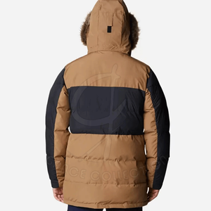 Nueva chaqueta acolchada de invierno de manga larga para hombre, tela personalizada con cremallera completa y Bolsillo grande, suministro ODM - Product Image 3