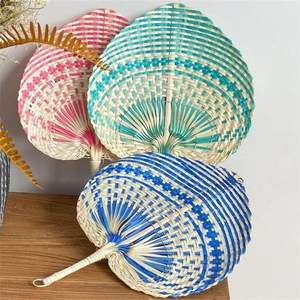 Artisanat bambou Handfan Vietnam matériel Durable fait à la main pour les mariages tissé à la main en bambou Handfan approvisionnement en gros d'exportation - Product Image 5