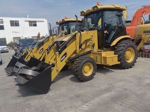 Retroexcavadora de excavadora Caterpillar 420F usada de alta calidad de segunda mano con motor de motor y componentes del núcleo de la bomba a la venta - Product Image 3