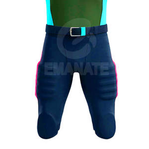 Uniforme de Fútbol Americano Profesional para Equipo, Diseño Personalizado, Impreso, Transpirable, Conjunto de Camiseta y Pantalón de Manga Corta - Product Image 3