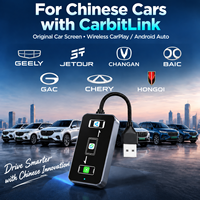 Fournisseur OEM ODM Adaptateur sans fil CarPlay Android Auto CarbitLink V851S3 en aluminium avec câble intégré pour voitures chinoises – Vente en gros