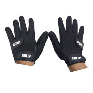 Gants d'équitation en cuir synthétique personnalisés durables et confortables pour droitier Jeunes Tailles pour adultes - Product Image 6