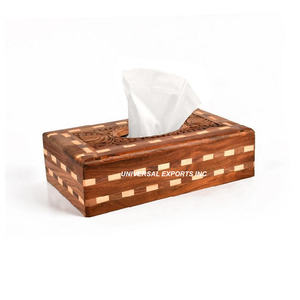 Decorative Wooden <b>tissue</b> <b>Box</b> premium Quality Handmade <b>Tissue</b> <b>Holder</b> Classic Stylish Designer Wooden <b>Tissue</b> <b>Box</b> - Product Image 3