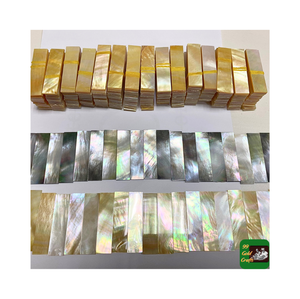 Azulejos de nácar hechos a mano al por mayor, pieza de mosaico de conchas marinas talladas pulidas, artesanías con incrustaciones de nácar de Vietnam, Panel de Arte de concha de fregona - Product Image 2