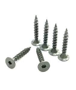 Vis pour panneaux de ciment en acier ISO zingué de Taïwan, pointe aiguë Hi-Lo # 8 pouces - Product Image 2