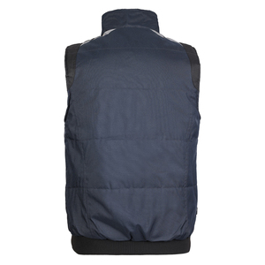 Gran oferta 100% poliéster Oxford tela impermeable trabajo cuerpo calentador Multi bolsillos forro polar pescador chaleco de seguridad para invierno - Product Image 5