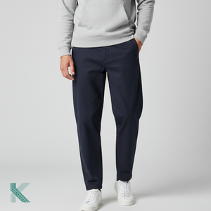 Tissu extensible en coton biologique écologique de qualité supérieure 80% coton biologique 18% polyester recyclé 2% élasthanne Poids moyen pour la taille - Product Image 1