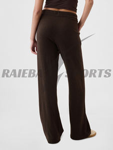 Premium Fashionable Flared Sweatpants for Men Women Lightweight Fitted Loose Flare Pants Straight Style <b>Elastic</b> Waist <b>Lace</b> High - Product Image 5