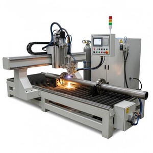 Machine de découpe de tubes au plasma CNC, moteur servo automatique, 380V, découpe de métaux industrielle, précise, fiable, facile à utiliser - Product Image 3