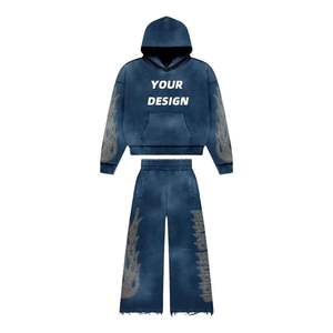 Cortavientos de nailon de dos piezas ligero Unisex, ropa deportiva con logotipo personalizado, conjuntos cortos de verano con capucha estampada, características de talla grande - Product Image 3