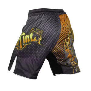 กางเกงมวยไทยสำหรับผู้ชายกางเกงขาสั้น MMA 2025น้ำหนักเบาสวมใส่สบายเหมาะกับการฝึกซ้อม - Product Image 4