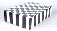 ABI OVERSEAS Scatole Quadrate e Rettangolari in MDF e Resina Fatte a Mano, Personalizzabili in Colore e Logo, con Coperchi per Arredamento e Stoccaggio