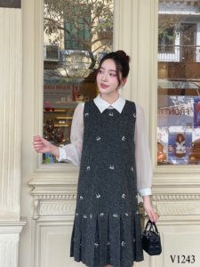 High Quality Anti-Shrink <b>Maternity</b> Dress Winter Use Sweat-Absorbent Soft Comfortable Short Sleeve Fabric ODM <b>Supply</b>-VietnamV1243 - Product Image 4