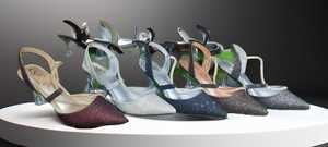 Ladies Prom Party Ballroom Latin Tango Samba Salsa Dance Shoes Sandales à talons - Product Image 2