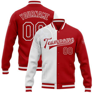 2024 meilleure vente de haute qualité hommes Varsity Jacket personnalisé Baseball Letterman Bomber Jacket avec broderie décoration en gros - Product Image 1