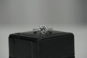 Anillo de diamante cultivado en laboratorio de lujo 3,00 quilates corte redondo VS1 claridad IGI SGL certificado Oro rosa oro plata proveedor al por mayor - Product Image 2