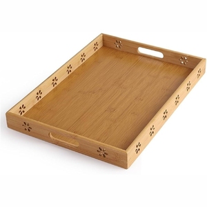 Bandeja de Resina y Madera Maciza Ecológica Personalizada, Bandeja Decorativa para Mesa de Centro, Diseño de Arte Moderno, Tabla para Servir, para Bodas y Regalos - Product Image 3