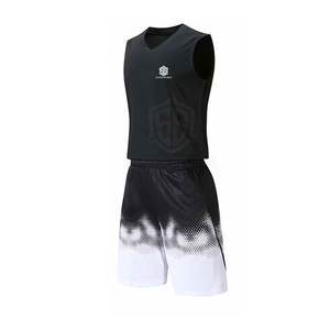 Ensemble d'uniformes de basketball 100 % polyester de haute qualité, directement de l'usine, antibactérien, couleurs personnalisables, meilleur prix, nouvelle collection, vente chaude - Product Image 2