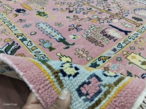 พรมปูพื้นขนสัตว์สำหรับตกแต่งบ้านเสื่อประตูสูงสีเหลืองน้ำเงินสำหรับห้องนั่งเล่นมีทุกขนาด3x8 3x12สั่งซื้อขั้นต่ำ1ชิ้น - Product Image 2