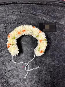 Tissu Gajra cheveux accessoire pakistanais musulman Nikah faveur cadeau mariée mariage besoins coloré fantaisie Veni tresse cordes pour cheveux - Product Image 4