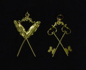 Masonic Blue Lodge Officer Collar Joyas-Set de 12 en Oro - Product Image 4