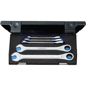 Juego de llaves de trinquete de boca abierta GEDORE de 5 piezas, 8-19 mm, rectas - 7R-005 - Product Image 1