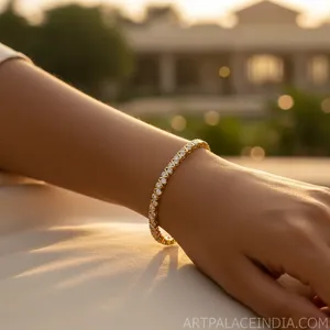 สร้อยข้อมือเทนนิสเพชรเงินแท้ 925 ชุบทองสำหรับผู้หญิง ดีไซน์หรูหรา เหมาะเป็นของขวัญแต่งงาน เครื่องประดับแฟชั่น - Product Image 3