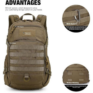 Sac à dos camouflage de chasse en plein air personnalisable accessoire de champ de tir respirant à séchage rapide avec bandoulière sacs durables - Product Image 6