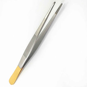 Pinzas para tejidos Micro Adson TC, pinzas lisas de 12cm, pinzas quirúrgicas dentales, instrumentos, pinzas TC dentales - Product Image 1