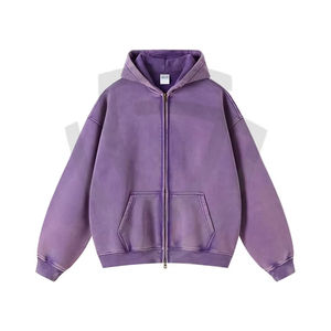 Sudadera con Capucha de Invierno, Corte Regular, Estilo Urbano, 350 g/m², 100% Algodón, Hombros Caídos, Impresión Digital Personalizada, Transpirable - Product Image 1