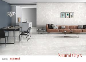 Carreaux en porcelaine émaillée 600x1200mm Onyx naturel Europe moderne Carreaux intérieurs antidérapants - Product Image 3