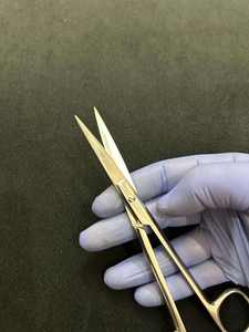 Tijera de vendaje de acero inoxidable de alta precisión al por mayor, herramienta quirúrgica Manual de inserción Tc, certificado CE Clase II ISO13485 para - Product Image 6