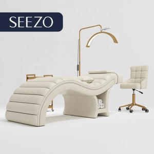 Table de massage de luxe à vente chaude 2026, lit de spa pour la tête, lit de beauté pour les soins du visage, extension de cils, lit de massage <span class=keywords><strong>portable</strong></span>, lit de salon de beauté - Product Image 3