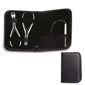 Kit de Herramientas Profesionales de Acero Inoxidable Mate para Extensiones de Cabello, Color Personalizado, para Micro Anillos y Nano Anillos - Product Image 3