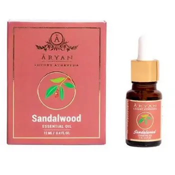 100% Premium kalite Aryan lüks Ayurveda sandal ağacı uçucu yağ (12 ml)