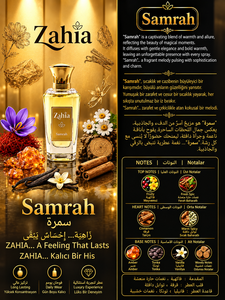 ZAHIA SAMRAH Extrait De Parfum 50ml Long-Lasting Unisex <b>Perfume</b> Fruity Woody Spicy <b>Fragrance</b> Luxury Fashionable Modern <b>Perfume</b> - Product Image 2