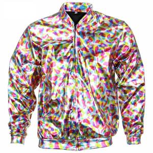 Blouson aviateur en satin personnalisé de haute qualité pour hommes impression par sublimation avec motif floral polyester/nylon taille XL pour l'hiver - Product Image 1