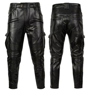 Pantalon de moto, nouveau pantalon de course professionnel en cuir, protection moto, coupe-vent, genouillères, vêtements à séchage rapide, pantalon de motocross - Product Image 2