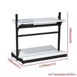 ADONG A12 Estante de exhibición de TV de doble cara OEM Producción de Vietnam Estante de tienda reforzado Estructura Estante de supermercado Metálico - Product Image 3