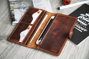 Vente en gros de portefeuilles en cuir pour femmes portemonnaies porte-cartes pliantes fourniture de haute qualité sacs à main et porte-monnaie LWM-0032 bon marché - Product Image 4